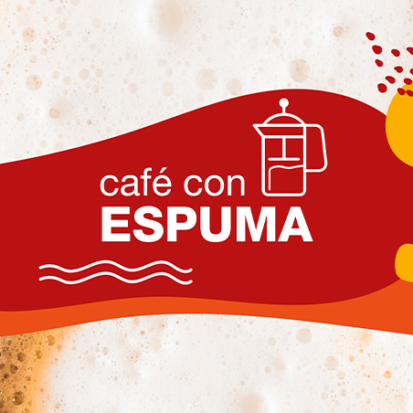 ¡Café con espuma en casa!