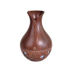 Humidificador Flor Estrella Madera oscura