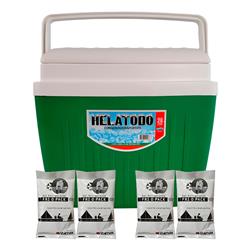 Set conservadora 28lt Verde mas refrigerante sache