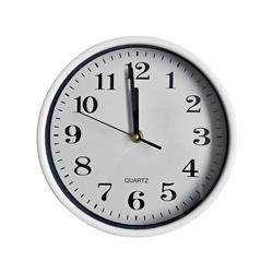 Reloj  de pared 20cm liso Blanco