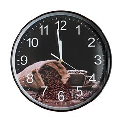 Reloj de pared 30cm Granos de café Marrón