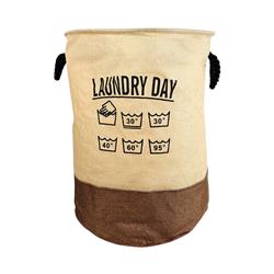 Cesto para ropa Laundry Beige