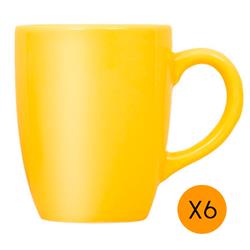 Jarro mugg x6 Amarillo