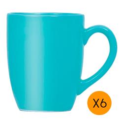 Jarro mugg x6 Celeste
