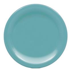 Plato hondo liso Celeste