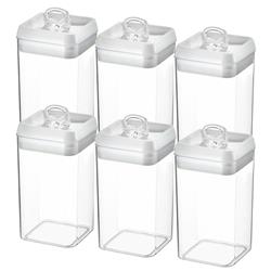 Set 6 frascos tapa Blanca grandes