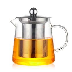 Tetera con filtro 550ml linea Plateada
