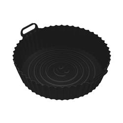 Molde para freidora de aire redondo 20cm con asas 