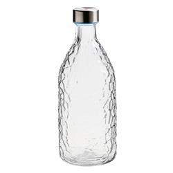 Botella 1lt craquelada banda Celeste