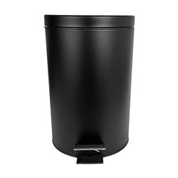 Cesto a pedal acero 12lt Negro