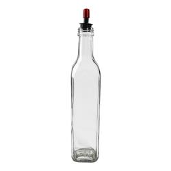 Botella de aceite/vinagre 500cc pico plástico