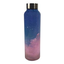 Botella decorada galaxia Azul y Rosa