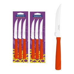 Set Cuchillo New Kolor Naranja x6