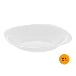 Set de platos Hondo X6 Carine Blanco