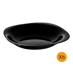 Set de platos Hondo X6 Carine Negro